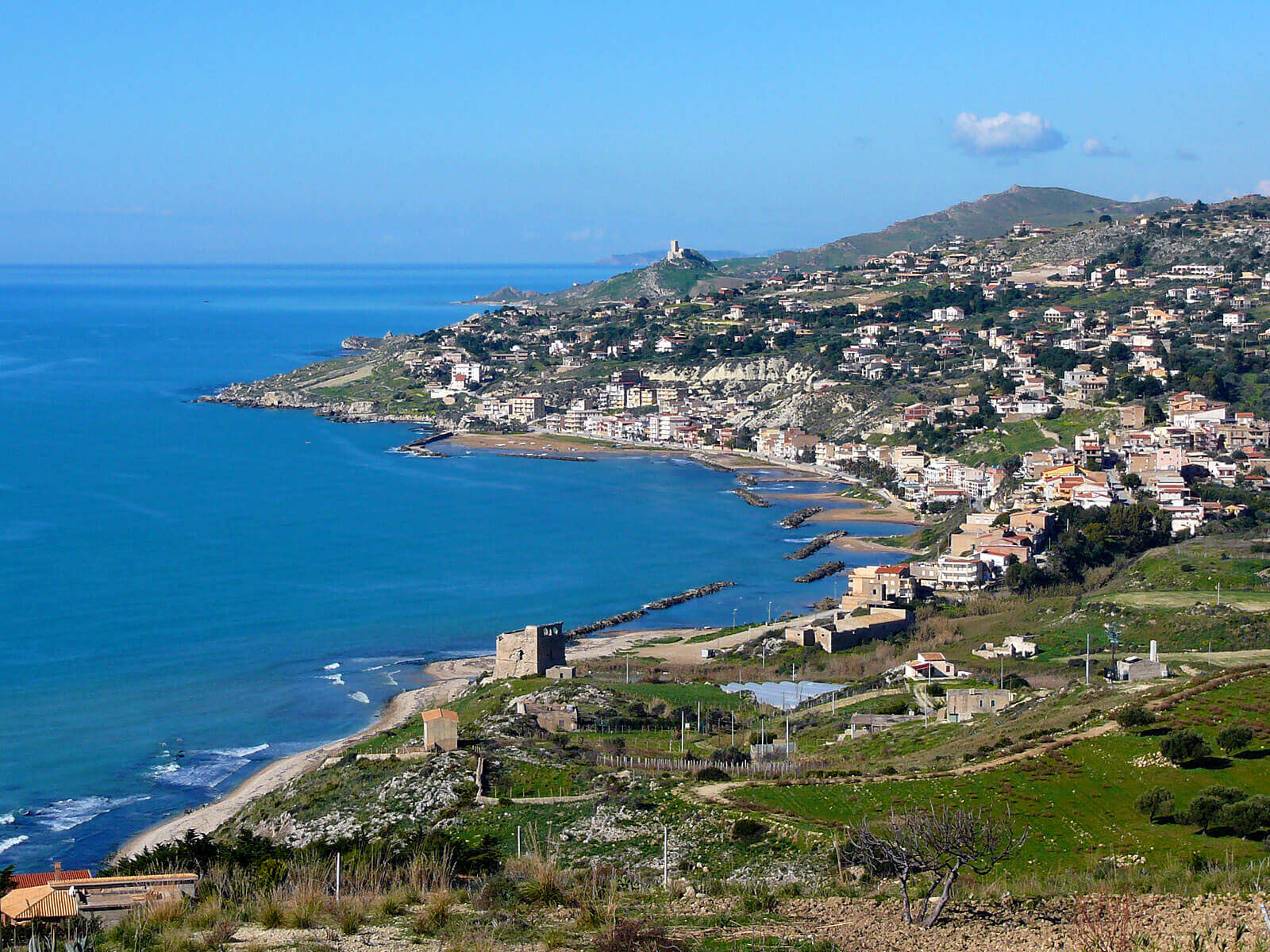 Taxi Palma di Montechiaro vista panoramica